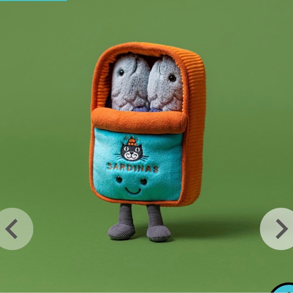 Jellycat Amuseables Sardine Tin
